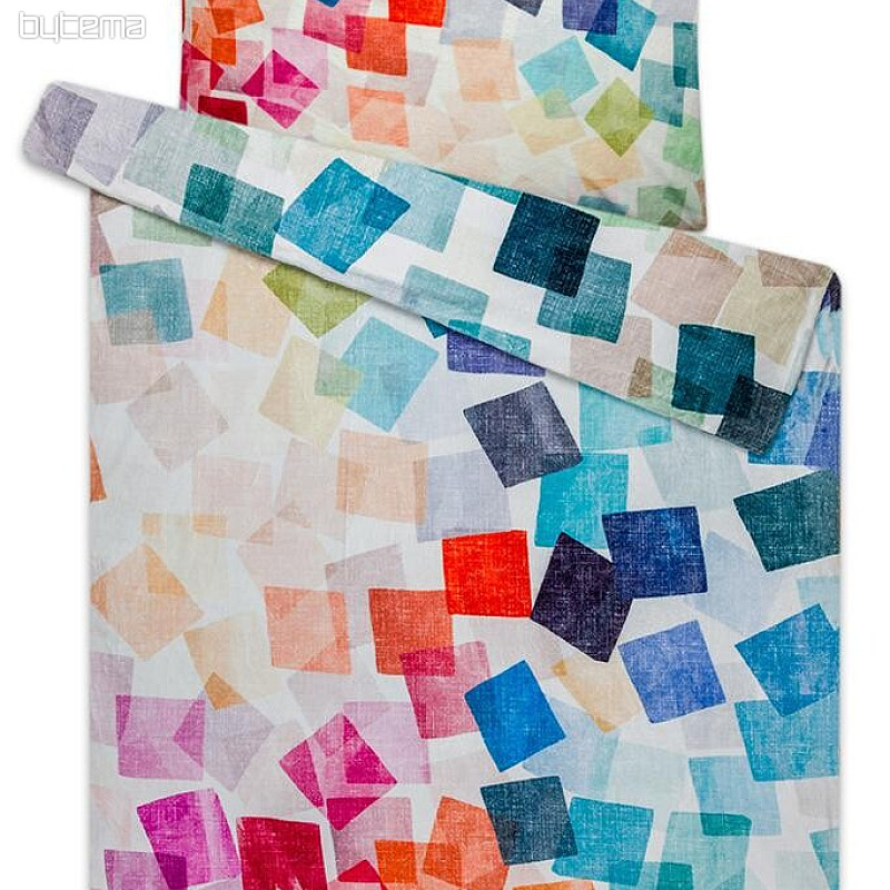 Ropa de cama de microfibra de microfibra - cubos de colores