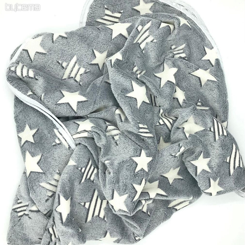 Manta infantil SHINY gris