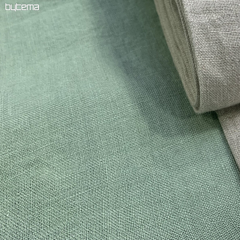 Tela de lino - verde KHAKI
