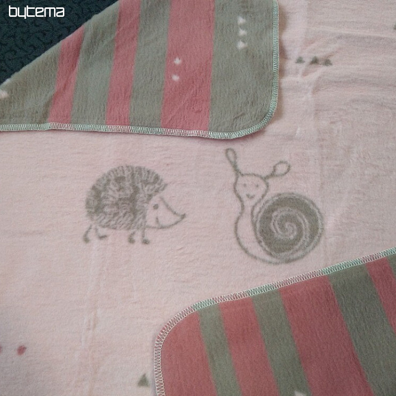 Manta infantil MAJA 1657/10 rosa 75x100