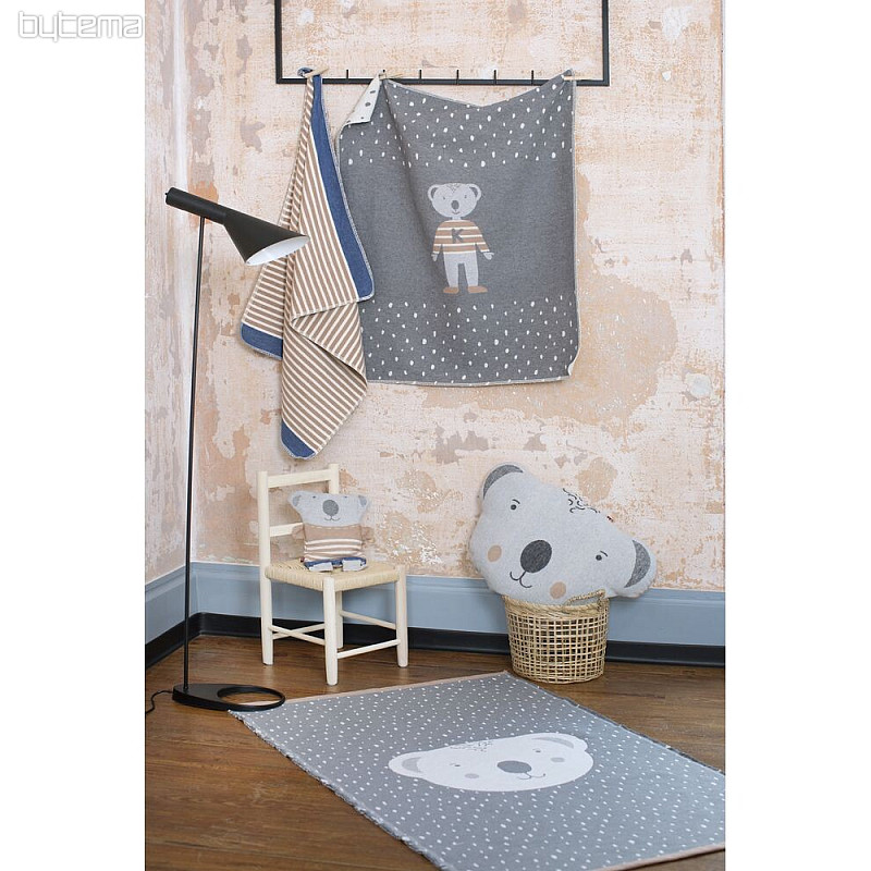 Manta infantil JUWEL 7132/90 gris 70x90