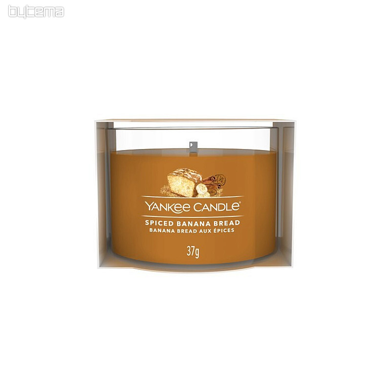 vela YANKEE CANDLE fragancia SPICED BANANA BREAD vaso 37g