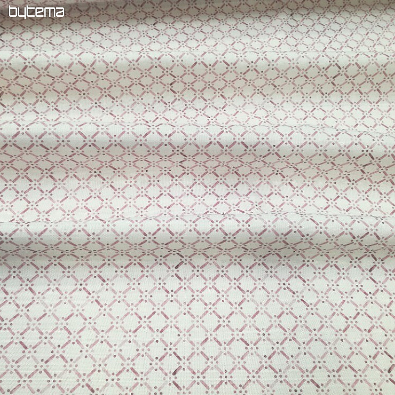 Tela decorativa Montana celosía rosa viejo