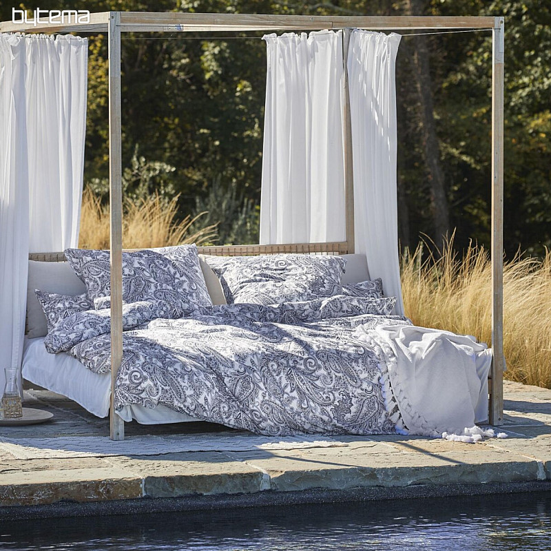 IRISETTE ropa de cama de satén de lujo FLORENZ 8447-20 BLAU