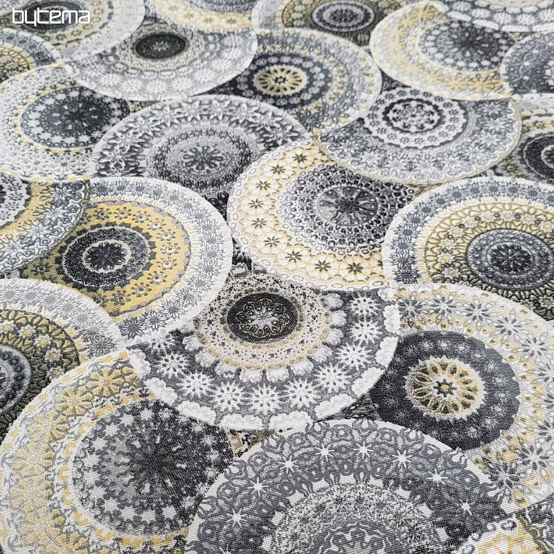 Tela decorativa MANDALA gris