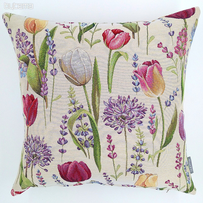 Funda de almohada tapiz TULIPANES PRIMAVERA