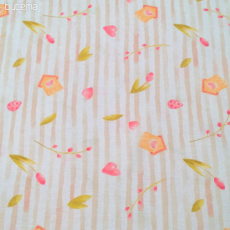 Tela decorativa PRIMAVERA BEIGE RAYA