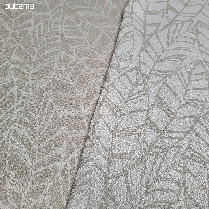 Tela decorativa MALVIA hojas beige