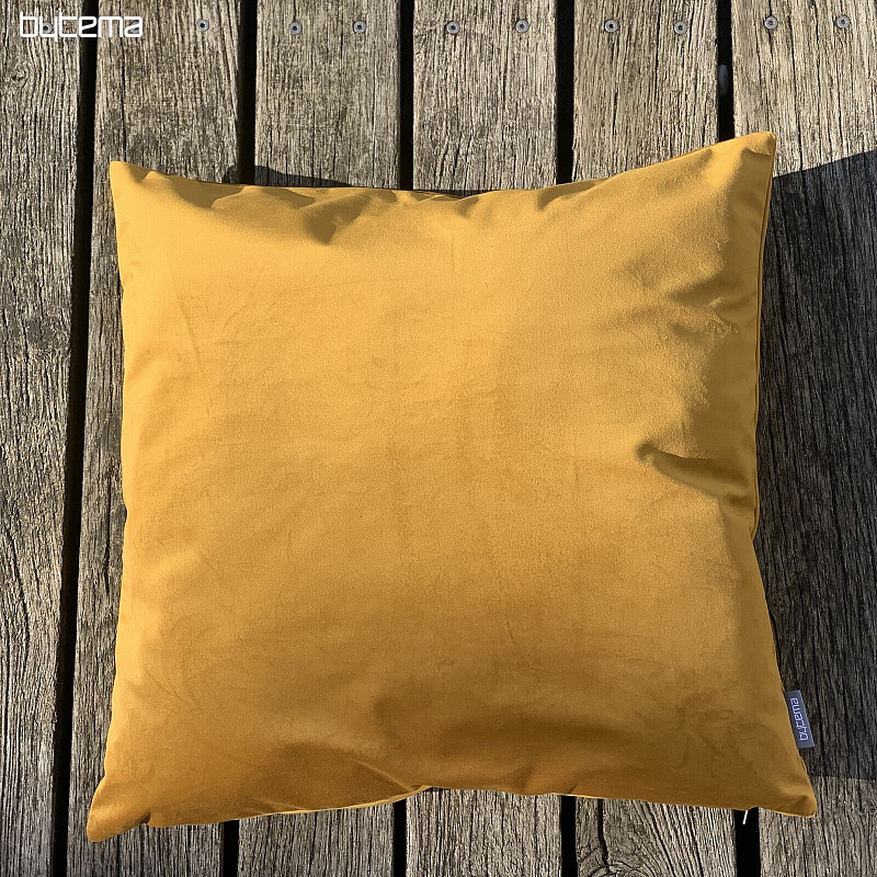 Funda terciopelo RIVIERA MOSTAZA