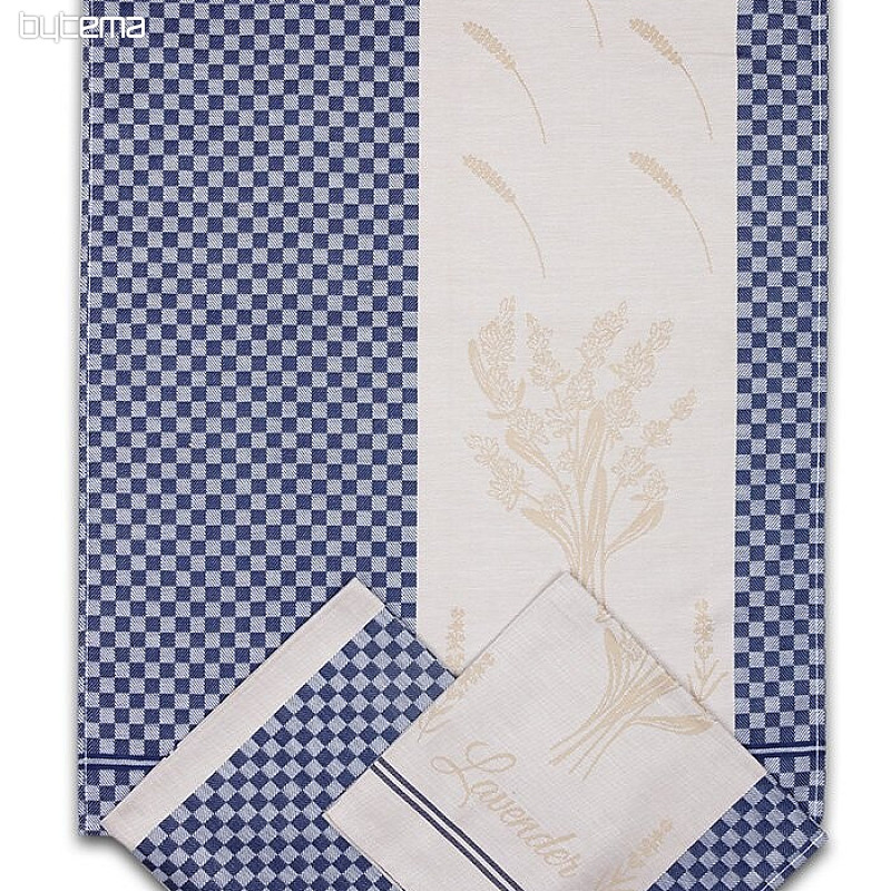 Toallas CUBO LAVANDA AZUL 3 piezas