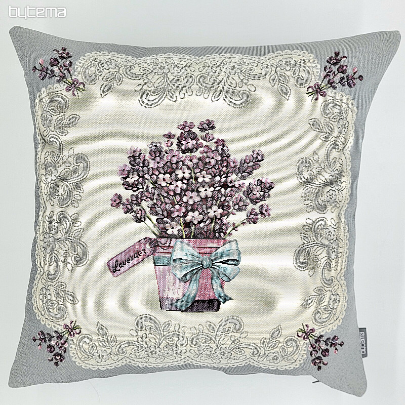 Funda de almohada tapiz ENCAJE LAVANDA