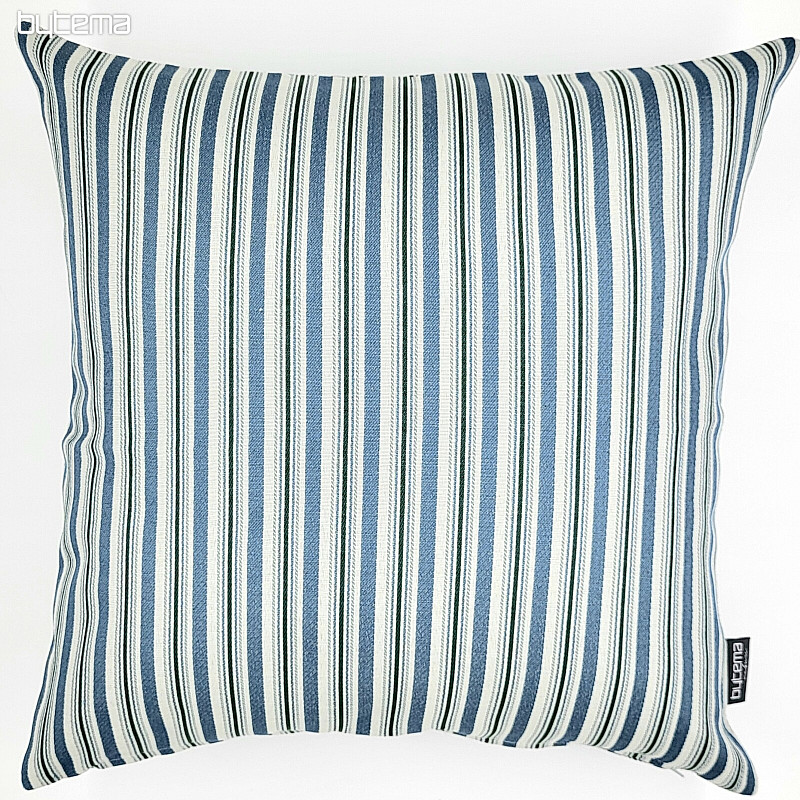 Funda de cojín TOSCANA MULTI STRIPE azul