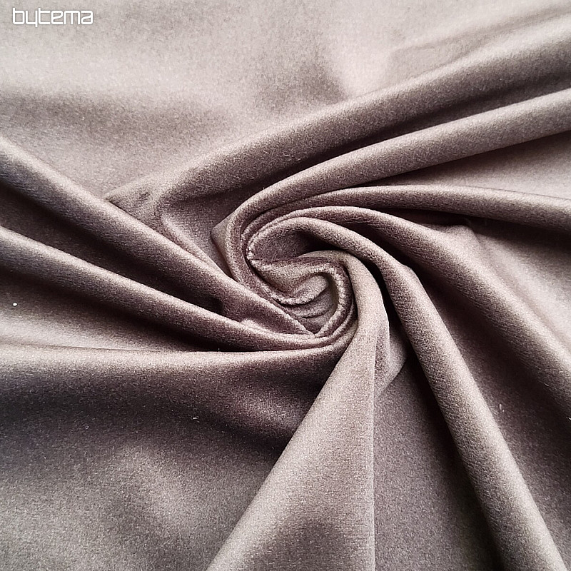 Tejido decorativo terciopelo RIVIERA TM. MARRÓN