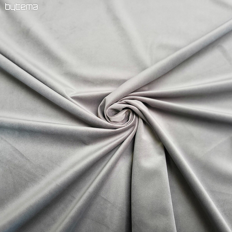 Tela decorativa de terciopelo RIVIERA SV. GRIS