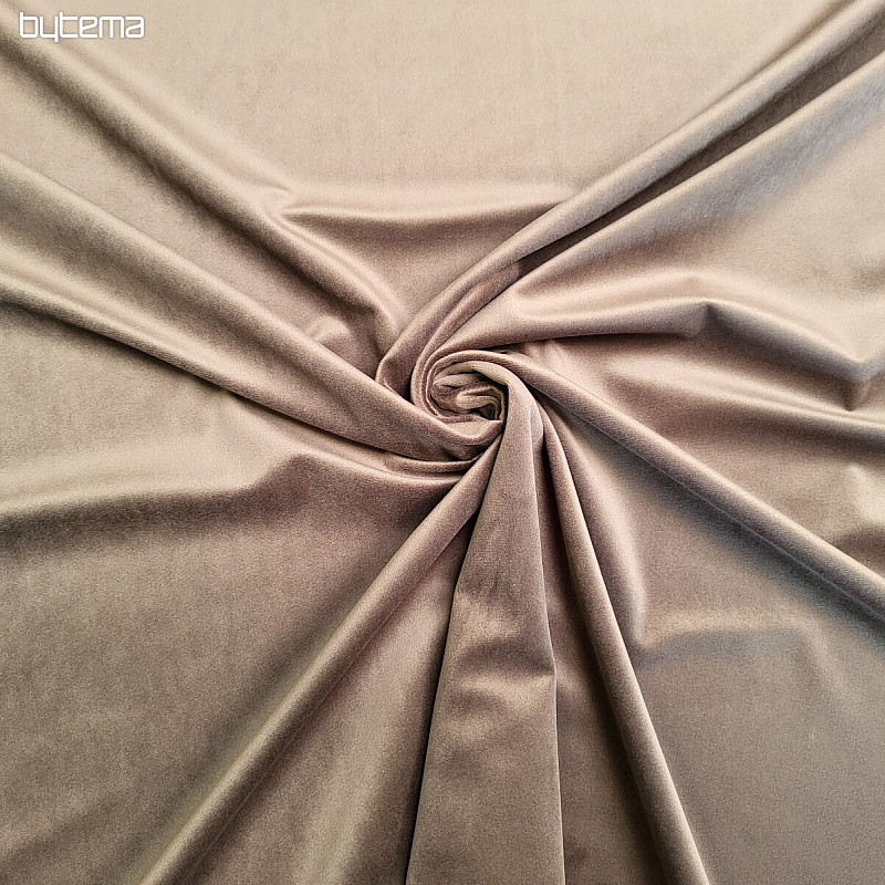 Tela decorativa de terciopelo RIVIERA TAUPE