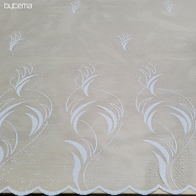 Cortina jacquard V 318/170 blanco