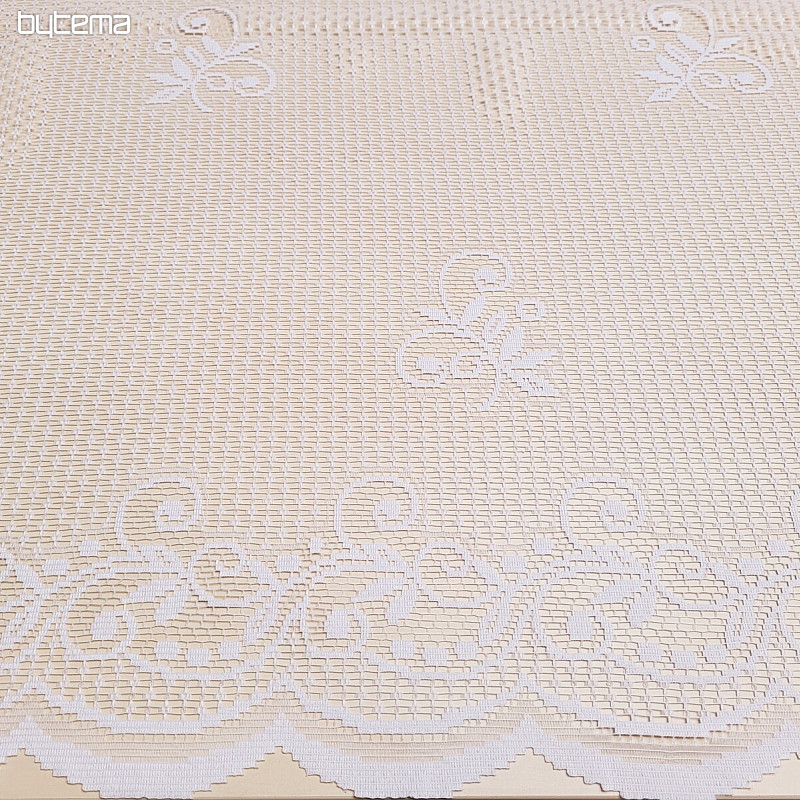 Cortina jacquard V 215 blanco