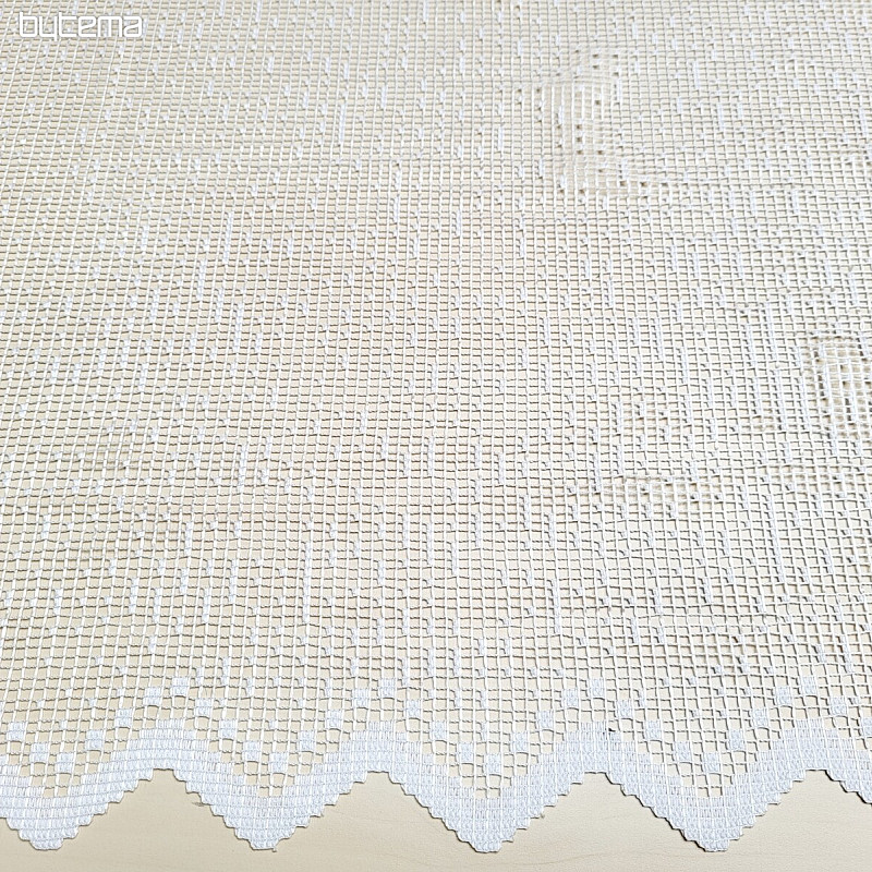 Cortina jacquard V 893 blanco