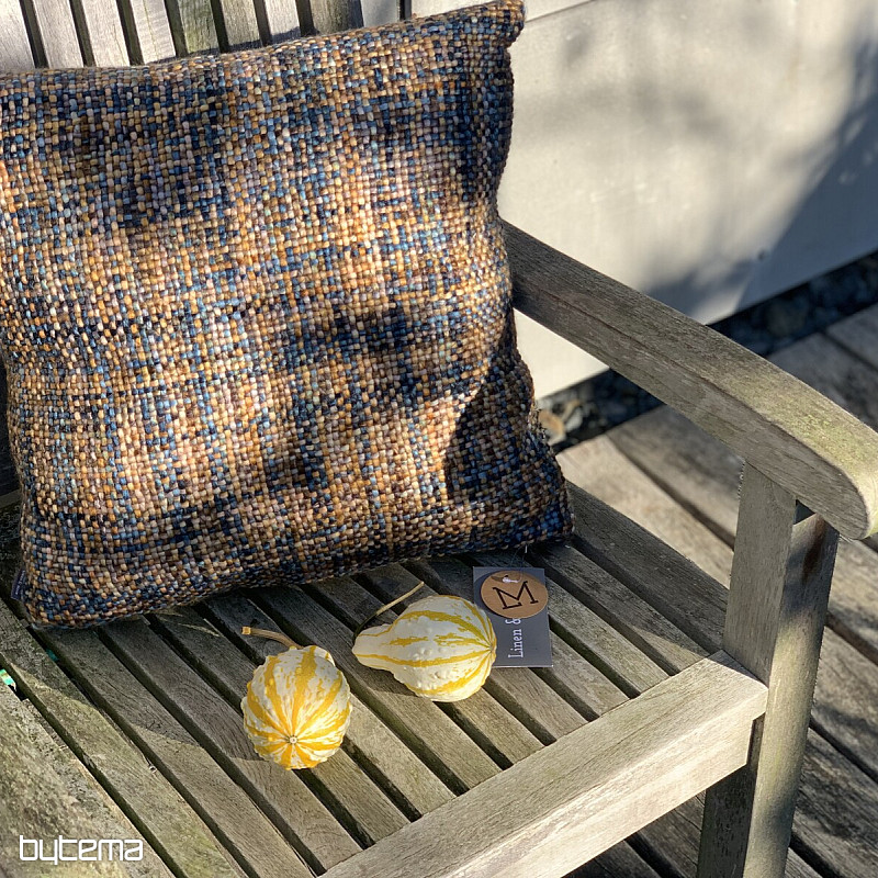 Almohada decorativa de lujo YARA AZUL