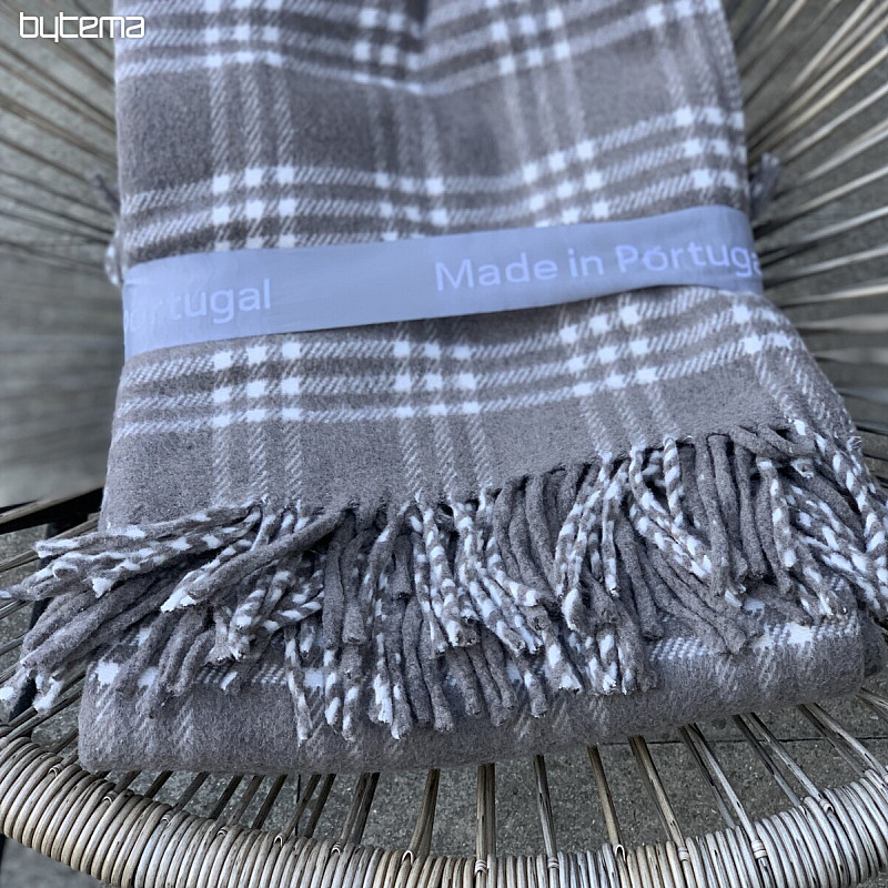 Manta KÁRO GRIS BEIGE