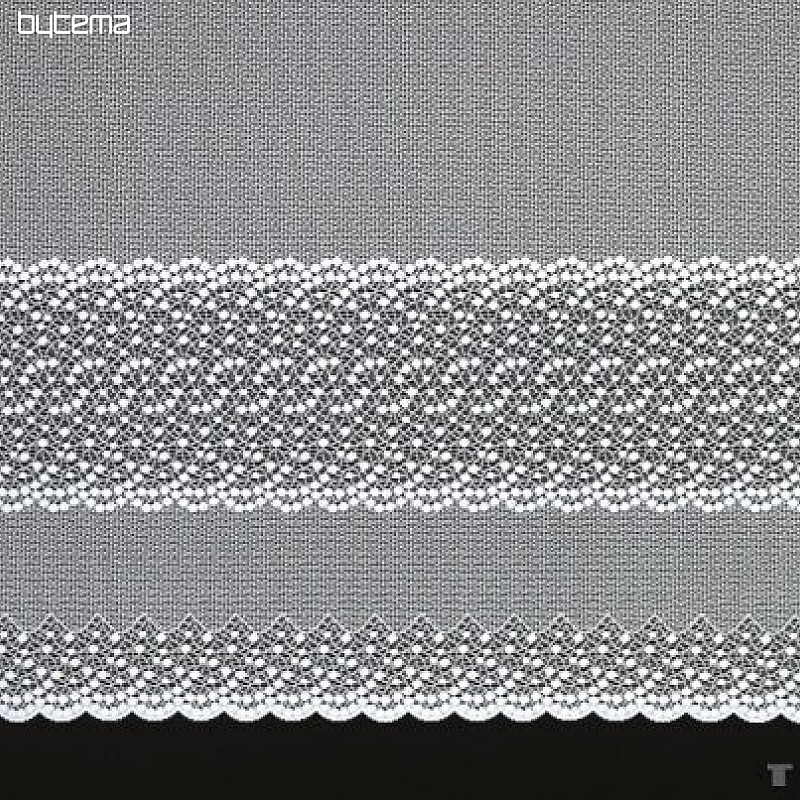 Cortina jacquard A3891 blanco