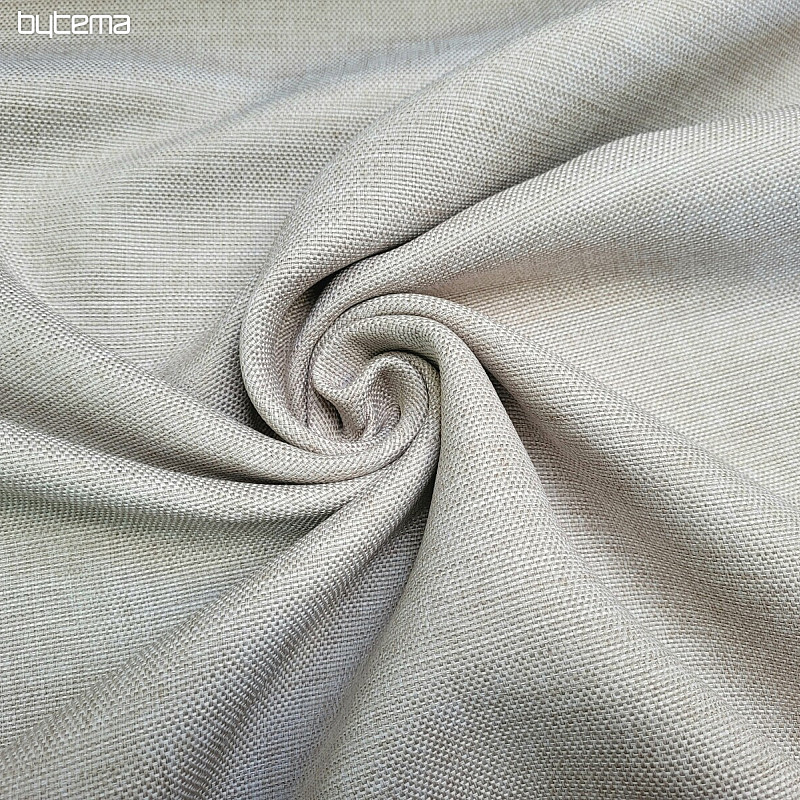 Tela decorativa de diseño GERSTER DIM OUT 77005/840 GRIS BEIGE