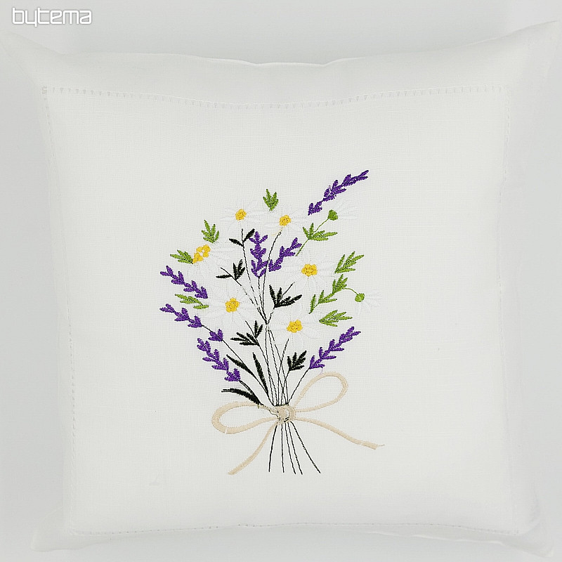 Funda de almohada bordada RAMO MARGARITA