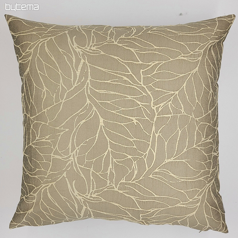 Funda de almohada bordada ramitas