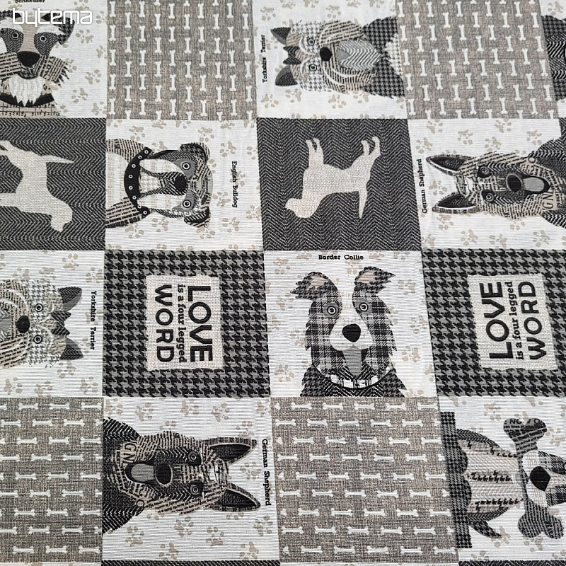 Tela decorativa MUNDO PERRO