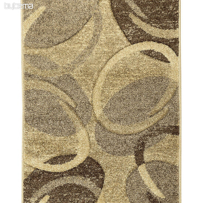 Alfombra pieza PORTLAND negro-gris