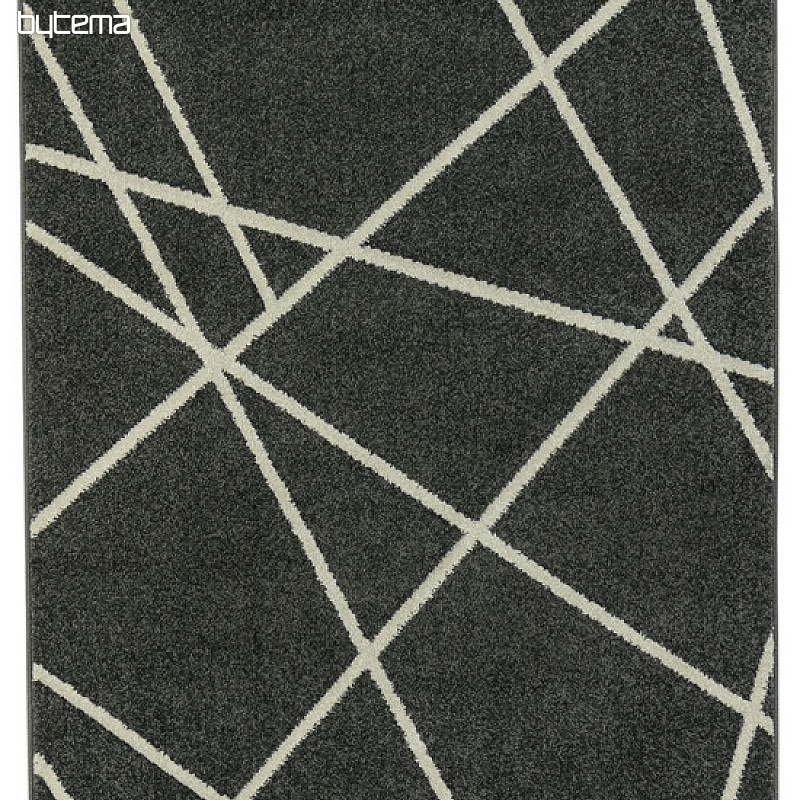 Alfombra pieza PORTLAND blanco y negro