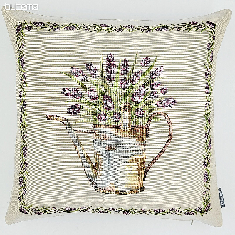 Funda de cojín tapiz LAVANDA EN MACETA II