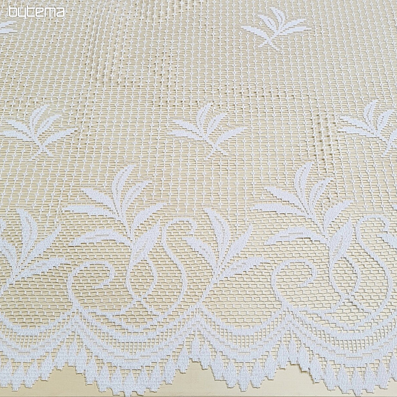 Cortina jacquard V 127 blanco