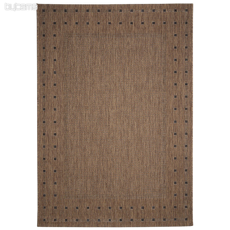 Alfombra con hebillas FLOORLUX 20329 - café - negro