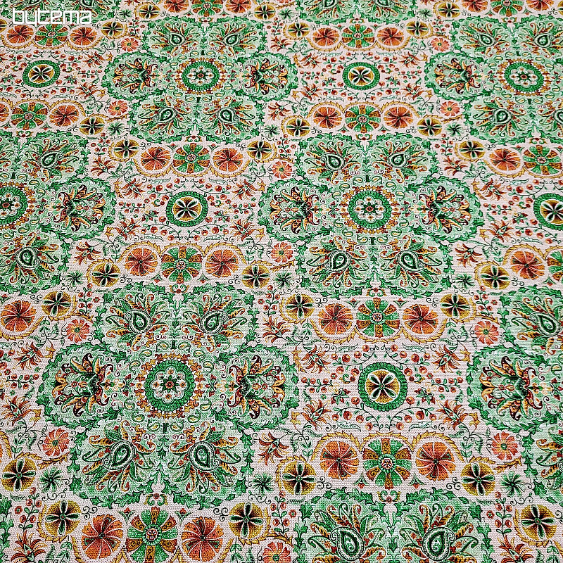 Tela decorativa INDIA verde