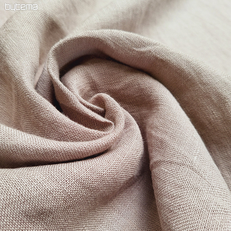 Tejido de lino TEINTURE BEIGE