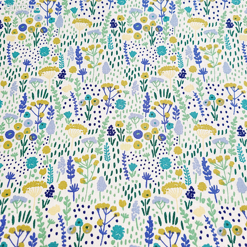 Tela de algodón PRADO DE LAVANDA