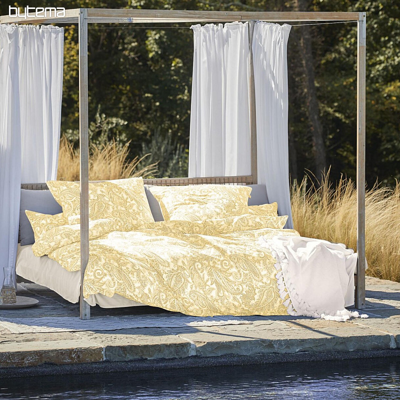 IRISETTE ropa de cama de satén de lujo FLORENZ 8447-40 ORO