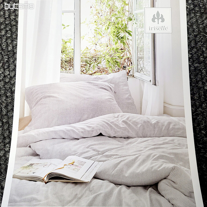 IRISETTE crepe suave de lujo EASY 8514-11 rayas grises
