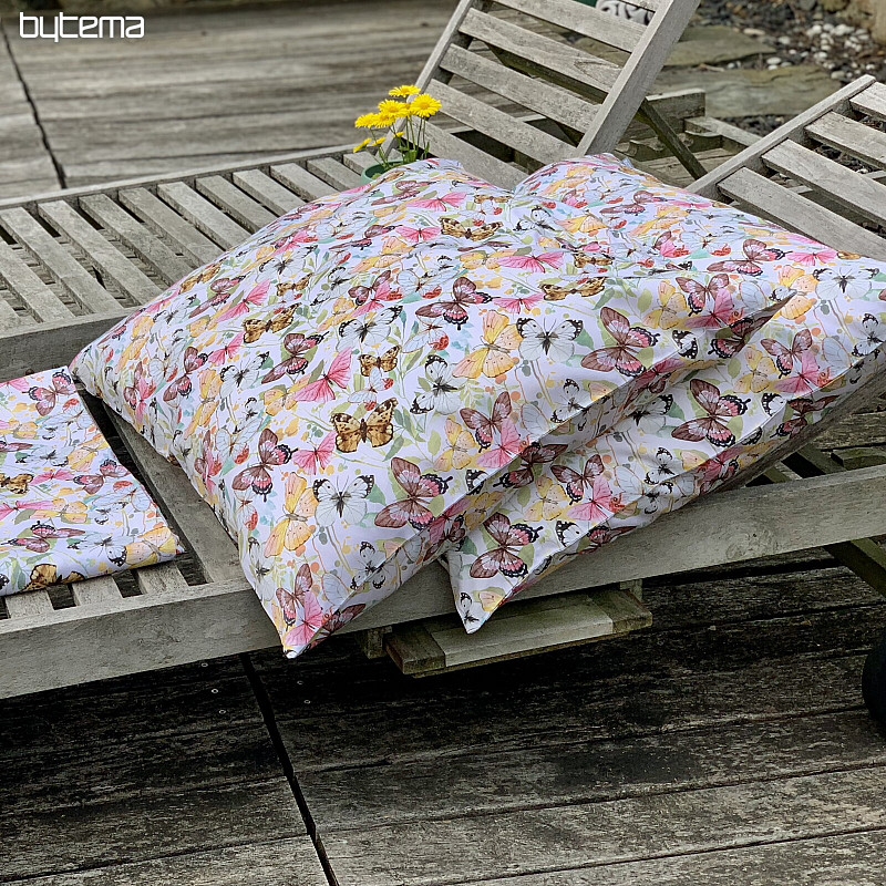 Ropa de cama francesa satén de algodón MARIPOSAS