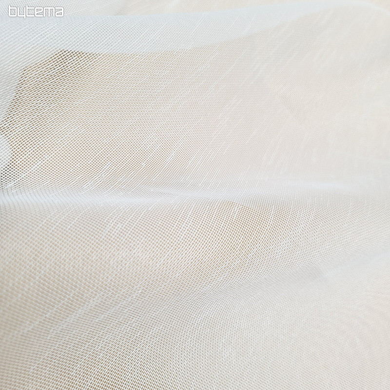Cortina jacquard acabada BLANCO