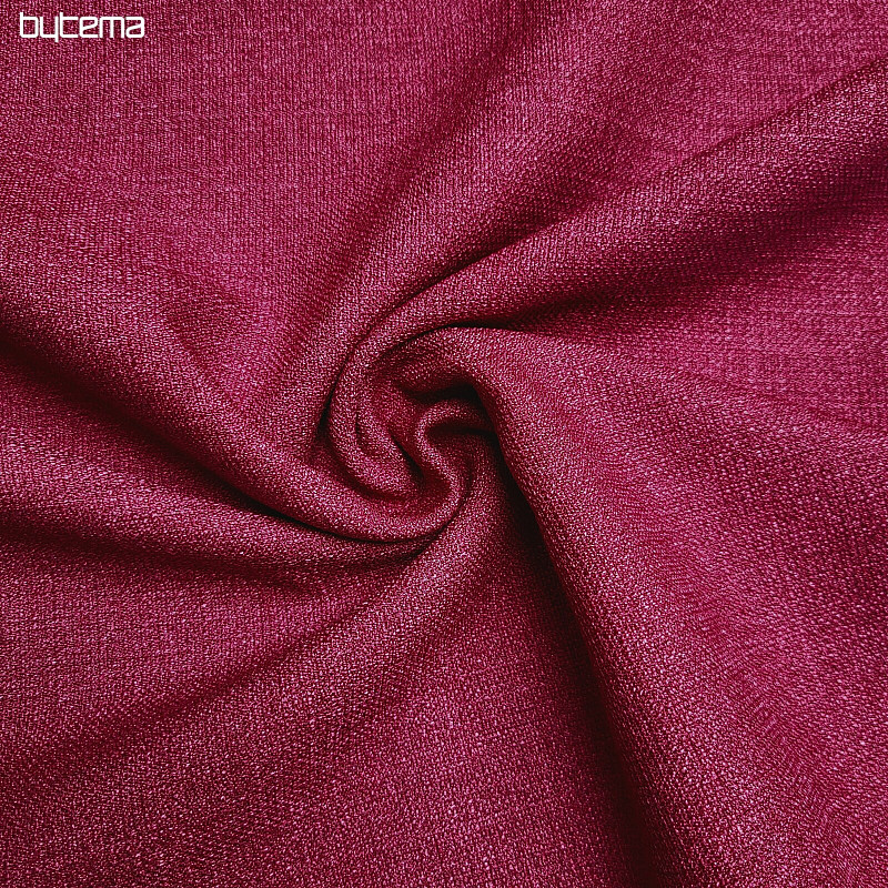Tela decorativa de diseño monocolor GERSTER 7650 BORDÓ 430
