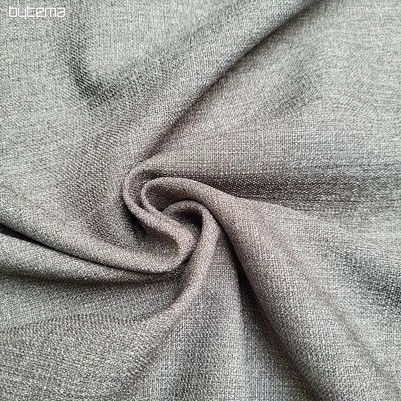 Tejido decorativo de diseño en color liso GERSTER 7650 GRIS GRUESO 0084