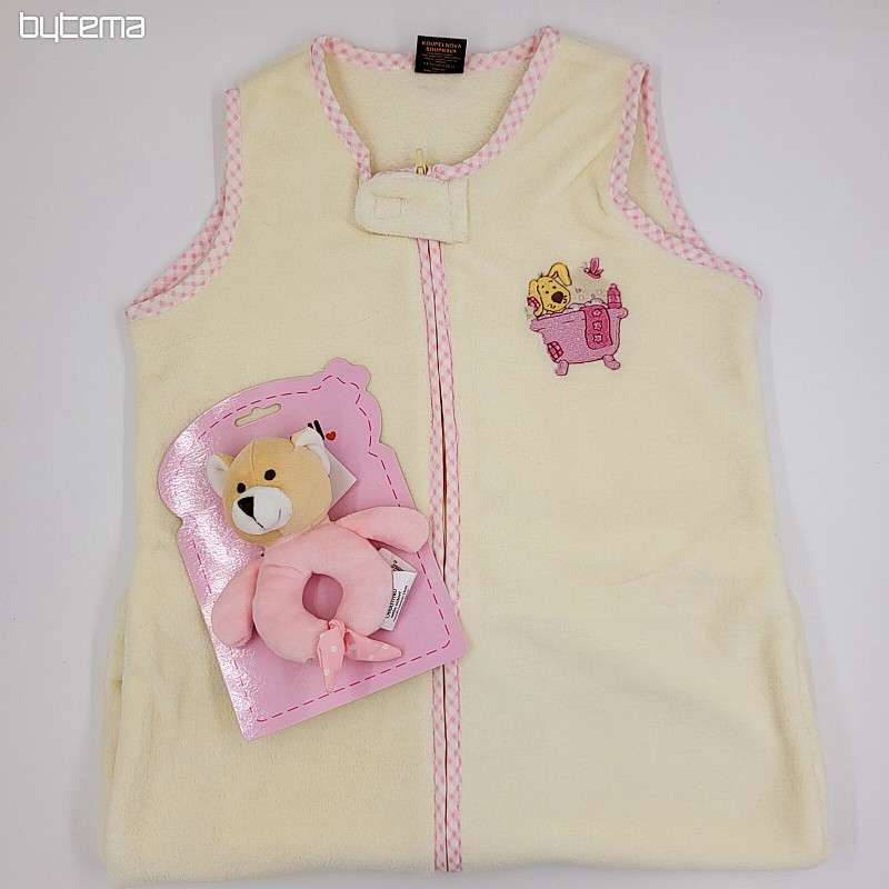 Set de regalo infantil SACO DE DORMIR y SONAJERO