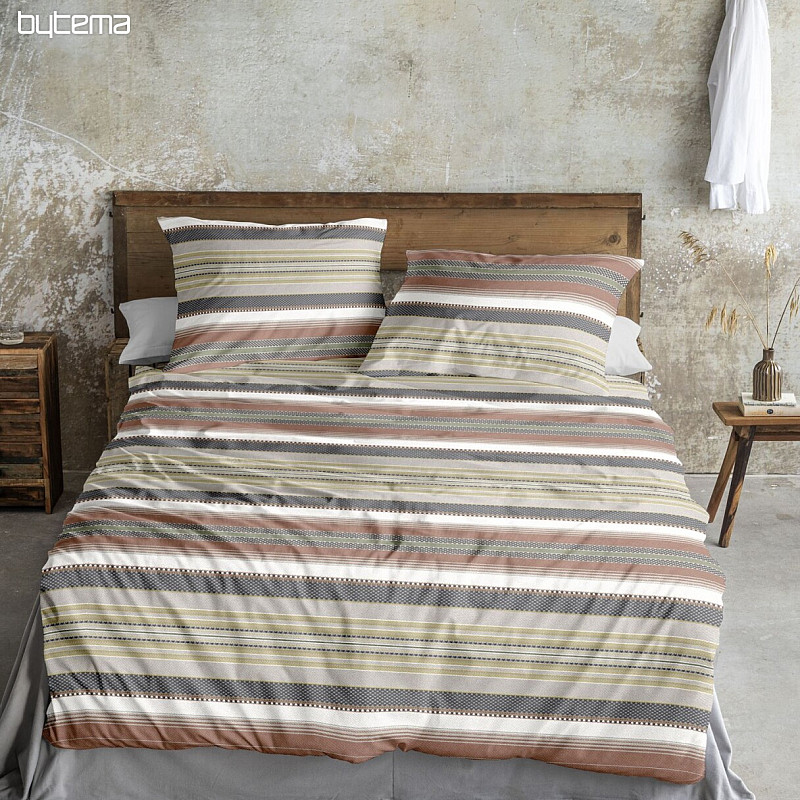 Ropa de cama de satén de lujo IRISETTE TOKIO 8562-11 RAYAS