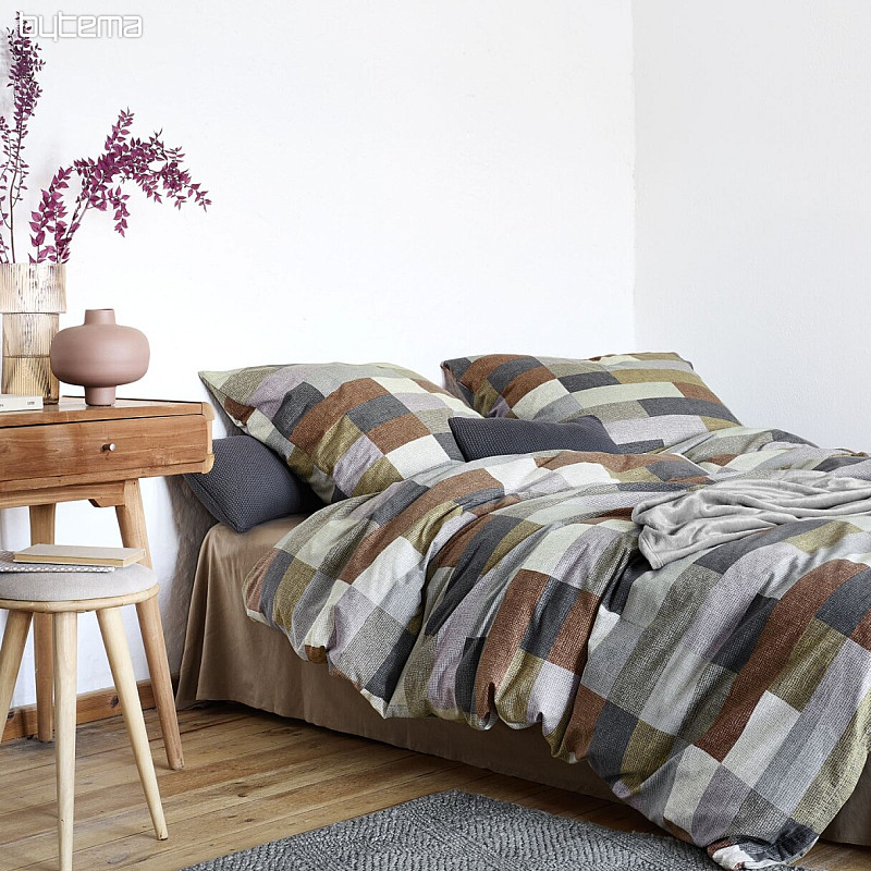 Ropa de cama de franela IRISETTE KOALA 8534-50 marrón gris