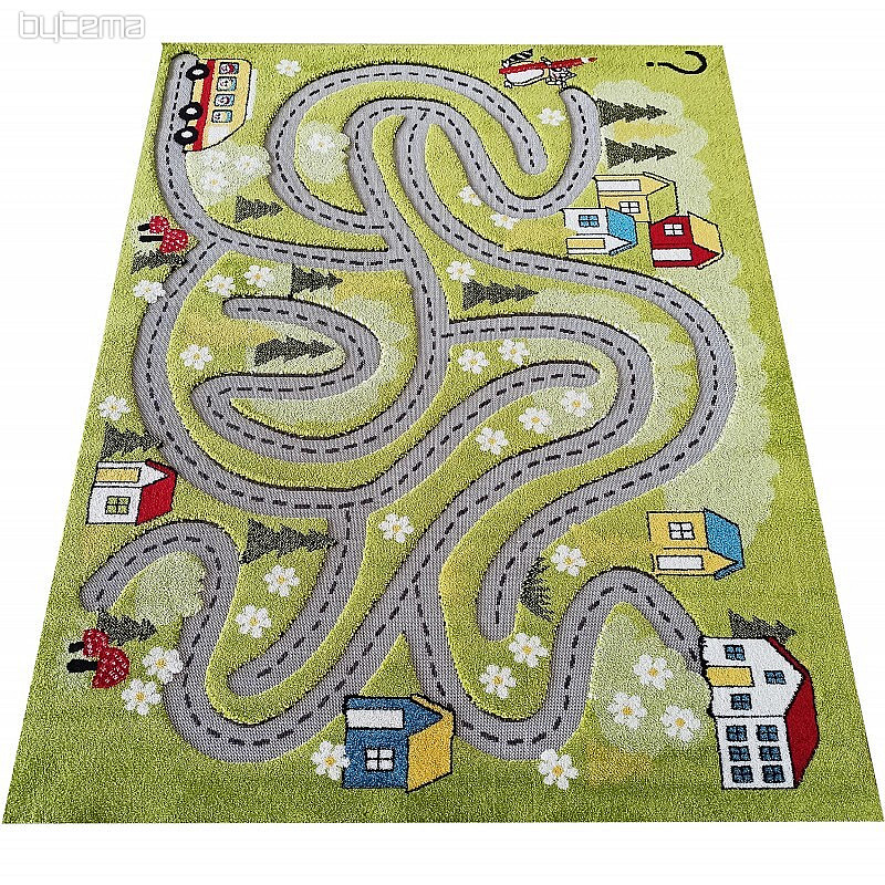 Alfombra infantil Color Kids 02 verde
