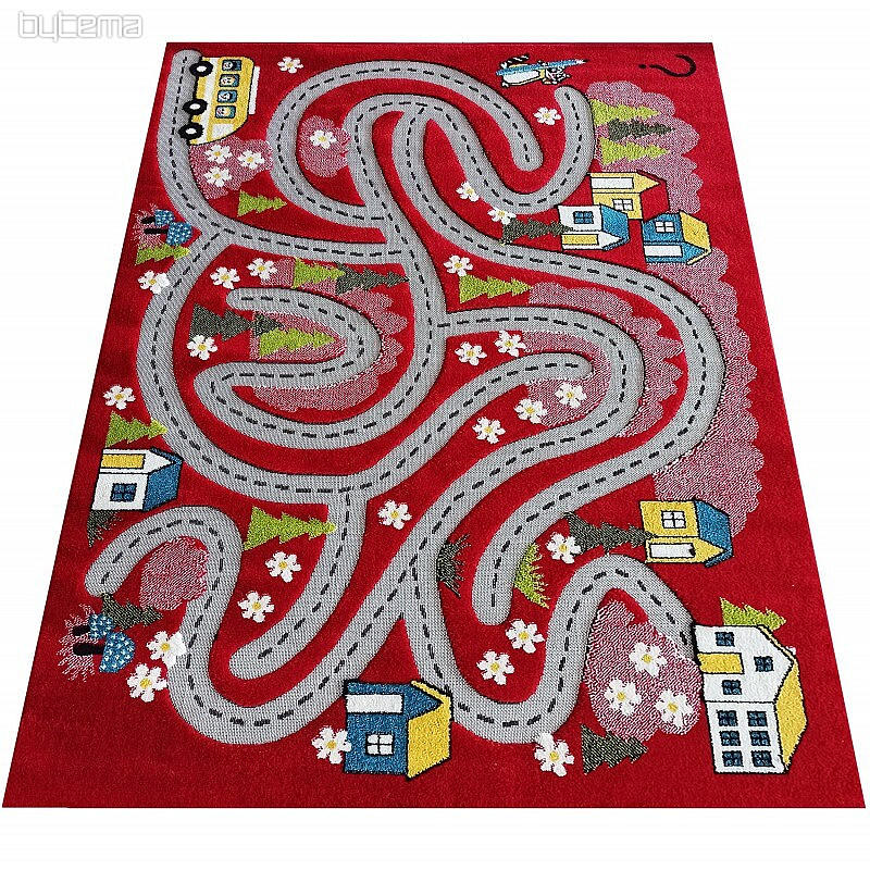 Alfombra infantil Color Kids 02 rojo