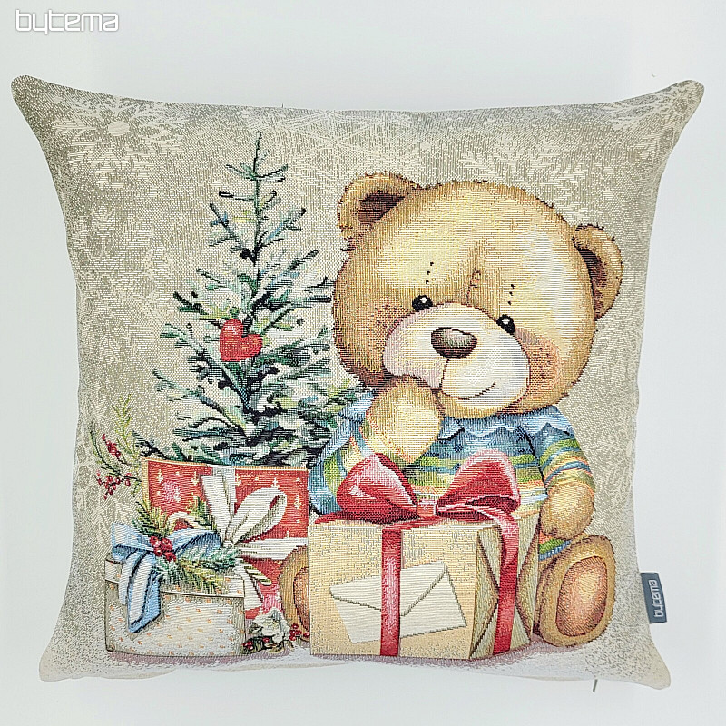 Funda de tapiz navideña OSO DE PELUCHE CON REGALOS
