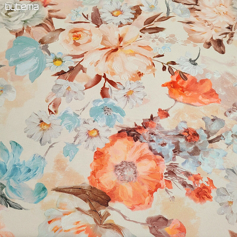 Tela decorativa JARDÍN rosa